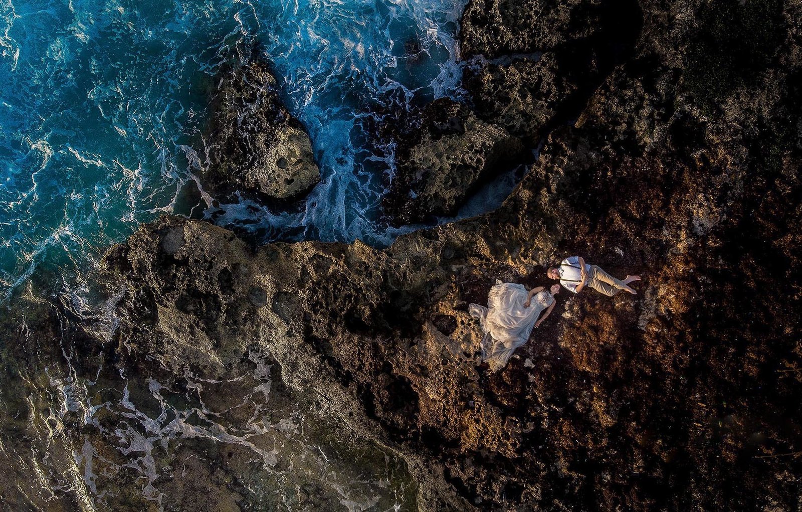 Aerial view of a Riviera Maya wedding destination